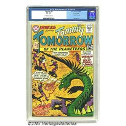 Showcase #41 Tommy Tomorrow - Pacific Coast pedigree (DC, 1962) CGC NM 9.4 Off-white to white pages.
