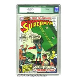 Superman #182 Pacific Coast pedigree (DC, 1966) CGC Qualified NM+ 9.6 White pages.