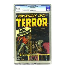 Adventures Into Terror #9 (Atlas, 1952) CGC NM- 9.2 Off-white to white pages.