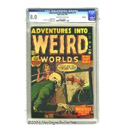 Adventures Into Weird Worlds #11 Bethlehem pedigree (Atlas, 1952) CGC VF 8.0 Off-white to white page