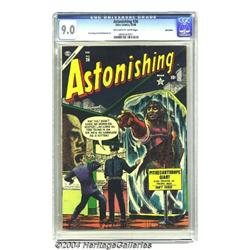 Astonishing #36 Bethlehem pedigree (Atlas, 1954) CGC VF/NM 9.0 Off-white to white pages.