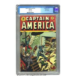 Captain America Comics #55 Crowley pedigree (Timely, 1946) CGC VF 8.0 Off-white pages.