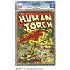 Image 1 : The Human Torch #10 (Timely, 1942) CGC VG 4.0 Light tan to off-white pages.