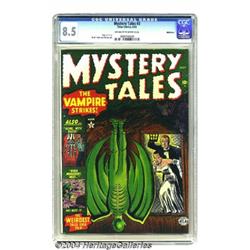 Mystery Tales #3 Bethlehem pedigree (Atlas, 1952) CGC VF+ 8.5 Off-white to white pages.