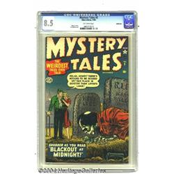 Mystery Tales #5 Bethlehem pedigree (Atlas, 1952) CGC VF+ 8.5 Off-white pages.
