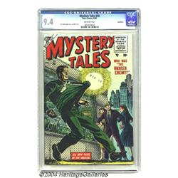 Mystery Tales #36 Bethlehem pedigree (Atlas, 1955) CGC NM 9.4 Off-white pages.