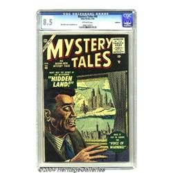 Mystery Tales #40 Bethlehem pedigree (Atlas, 1956) CGC VF+ 8.5 Off-white pages.