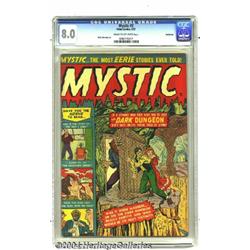Mystic #2 Bethlehem pedigree (Atlas, 1951) CGC VF 8.0 Cream to off-white pages.