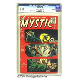 Mystic #46 Bethlehem pedigree (Atlas, 1956) CGC FN/VF 7.0 Off-white to white pages.
