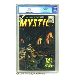 Mystic #52 Bethlehem pedigree (Atlas, 1956) CGC NM 9.4 Cream to off-white pages.