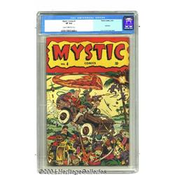 Mystic Comics #4 (second series) (Timely, 1945) CGC VF 8.0 Cream to off-white pages.