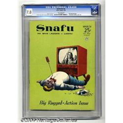 Snafu V2#2 (Atlas, 1956) CGC FN/VF 7.0 Light tan pages.