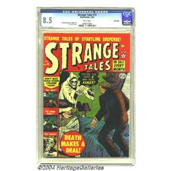 Strange Tales #13 Bethlehem pedigree (Atlas, 1952) CGC VF+ 8.5 White pages.