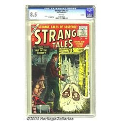 Strange Tales #37 Bethlehem pedigree (Atlas, 1955) CGC VF+ 8.5 White pages.