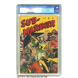 Sub-Mariner Comics #19 (Timely, 1946) CGC VF+ 8.5 Off-white pages.