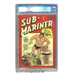 Sub-Mariner Comics #31 Crowley pedigree (Timely, 1949) CGC FN/VF 7.0 Off-white pages.