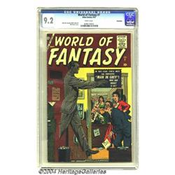 World of Fantasy #7 Bethlehem pedigree (Atlas, 1957) CGC NM- 9.2 White pages.