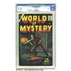 Image 1 : World of Mystery #3 Bethlehem pedigree (Atlas, 1956) CGC VF- 7.5 Off-white pages.