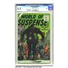 Image 1 : World of Suspense #2 Bethlehem pedigree (Atlas, 1956) CGC VF+ 8.5 Off-white to white pages.