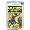 Image 1 : Amazing Fantasy #15 U.K. edition (Marvel, 1962) CGC VG/FN 5.0 Off-white pages.