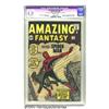Image 1 : Amazing Fantasy #15 (Marvel, 1962) CGC Apparent VG 4.0 Extensive (P) Off-white pages.