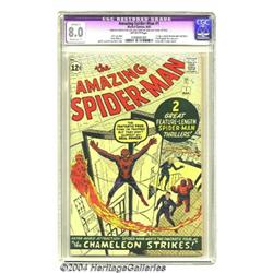 The Amazing Spider-Man #1 (Marvel, 1963) CGC Apparent VF 8.0 Moderate (P) Off-white pages.