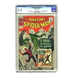 The Amazing Spider-Man #2 (Marvel, 1963) CGC FN- 5.5 Off-white pages.