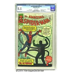 The Amazing Spider-Man #3 U.K edition (Marvel, 1963) CGC VF+ 8.5 Off-white pages.