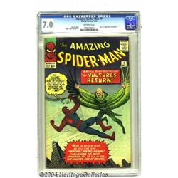 The Amazing Spider-Man #7 (Marvel, 1963) CGC FN/VF 7.0 Off-white pages.