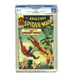The Amazing Spider-Man #17 (Marvel, 1964) CGC VF+ 8.5 Off-white pages.