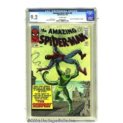 The Amazing Spider-Man #20 (Marvel, 1965) CGC NM- 9.2 Off-white pages.