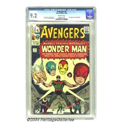 The Avengers #9 (Marvel, 1964) CGC NM- 9.2 Off-white pages.