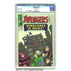 The Avengers #20 (Marvel, 1965) CGC NM 9.4 Off-white pages.