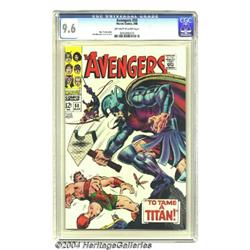 The Avengers #50 (Marvel, 1968) CGC NM+ 9.6 Off-white to white pages.