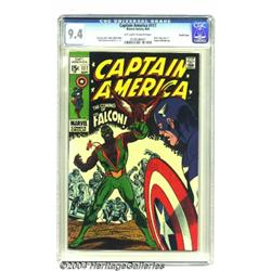 Captain America #117 Pacific Coast pedigree (Marvel, 1969) CGC NM 9.4 Off-white to white pages.