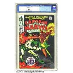 Captain Marvel #2 (Marvel, 1968) CGC NM/MT 9.8 White pages.