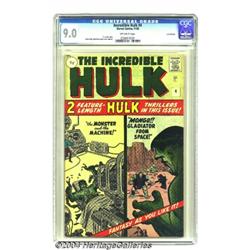 The Incredible Hulk #4 U.K. Edition (Marvel, 1962) CGC VF/NM 9.0 Off-white pages.