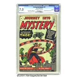 Journey into Mystery #83 U.K. Edition (Marvel, 1962) CGC FN/VF 7.0 Off-white to white pages.