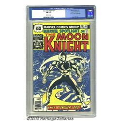 Marvel Spotlight #28 Moon Knight, 30-Cent Price Variant (Marvel, 1976) CGC NM- 9.2 Off-white pages.