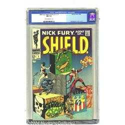 Nick Fury, Agent of SHIELD #1 (Marvel, 1968) CGC NM 9.4 Cream to off-white pages.