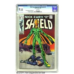 Nick Fury, Agent of SHIELD #8 (Marvel, 1969) CGC NM+ 9.6 White pages.