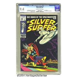 The Silver Surfer #4 (Marvel, 1969) CGC NM 9.4 Off-white to white pages.