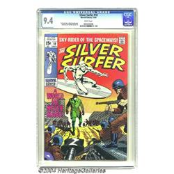 The Silver Surfer #10 (Marvel, 1969) CGC NM 9.4 White pages.