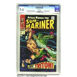 The Sub-Mariner #2 (Marvel, 1968) CGC NM+ 9.6 White pages.