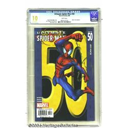 Ultimate Spider-Man #50 (Marvel, 2004) CGC MT 10.0 White pages.
