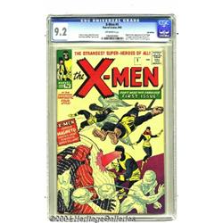 X-Men #1 U.K. Edition (Marvel, 1963) CGC NM- 9.2 Off-white pages.