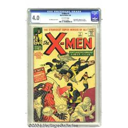 X-Men #1 (Marvel, 1963) CGC VG 4.0 Off-white pages.