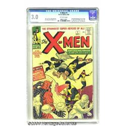 X-Men #1 (Marvel, 1963) CGC GD/VG 3.0 Off-white pages.