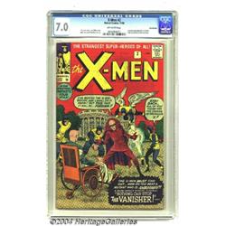 X-Men #2 U.K. Edition (Marvel, 1963) CGC FN/VF 7.0 Off-white pages.