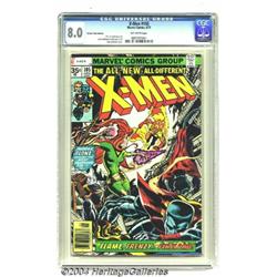 X-Men #105 - 35 Cent Price Variant (Marvel, 1977) CGC VF 8.0 Off-white pages.